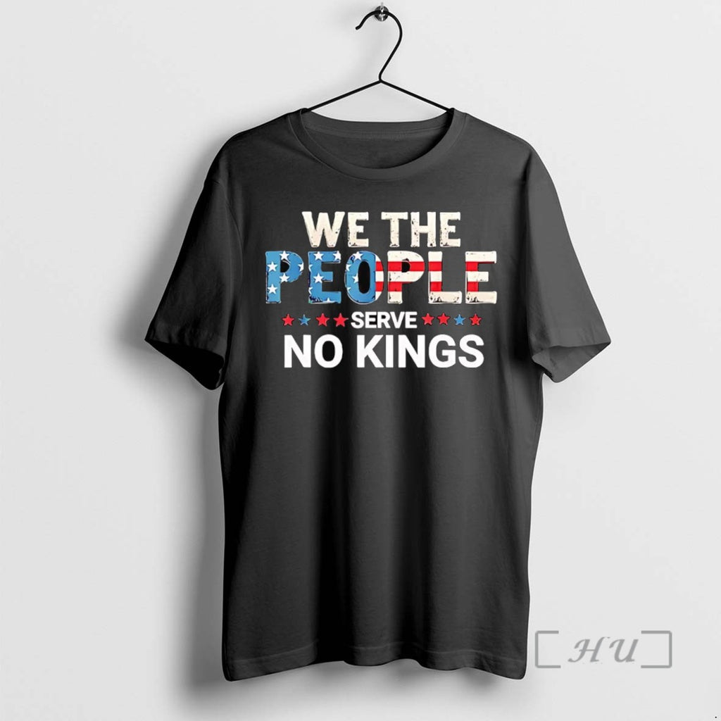 Officials We The People Serve No Kings Us Flag T Shirt Sweater