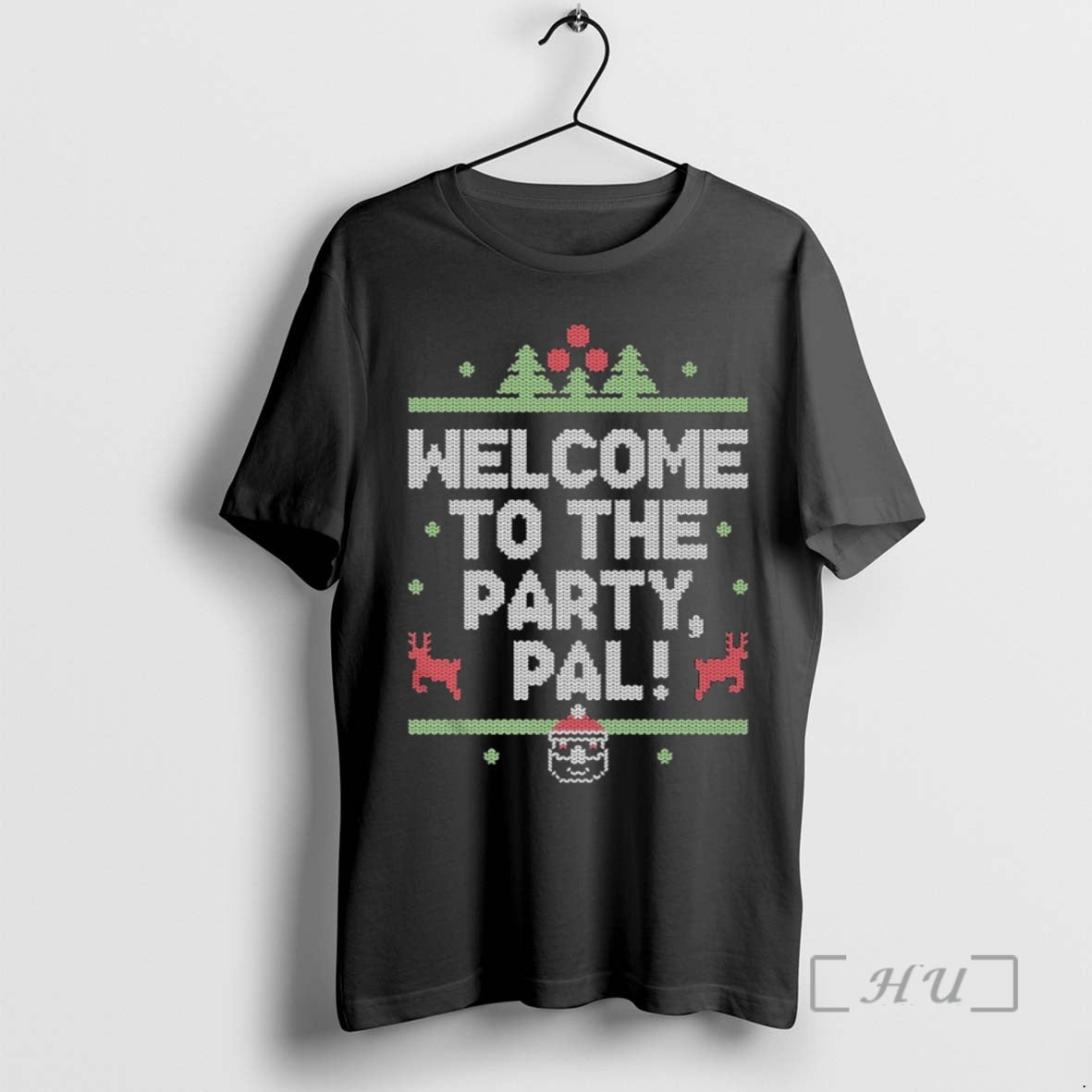 Officials Welcome To The Party Pal Ugly Merry Christmas Shirt Hoodie Sweatshirt | PurePodTees.com