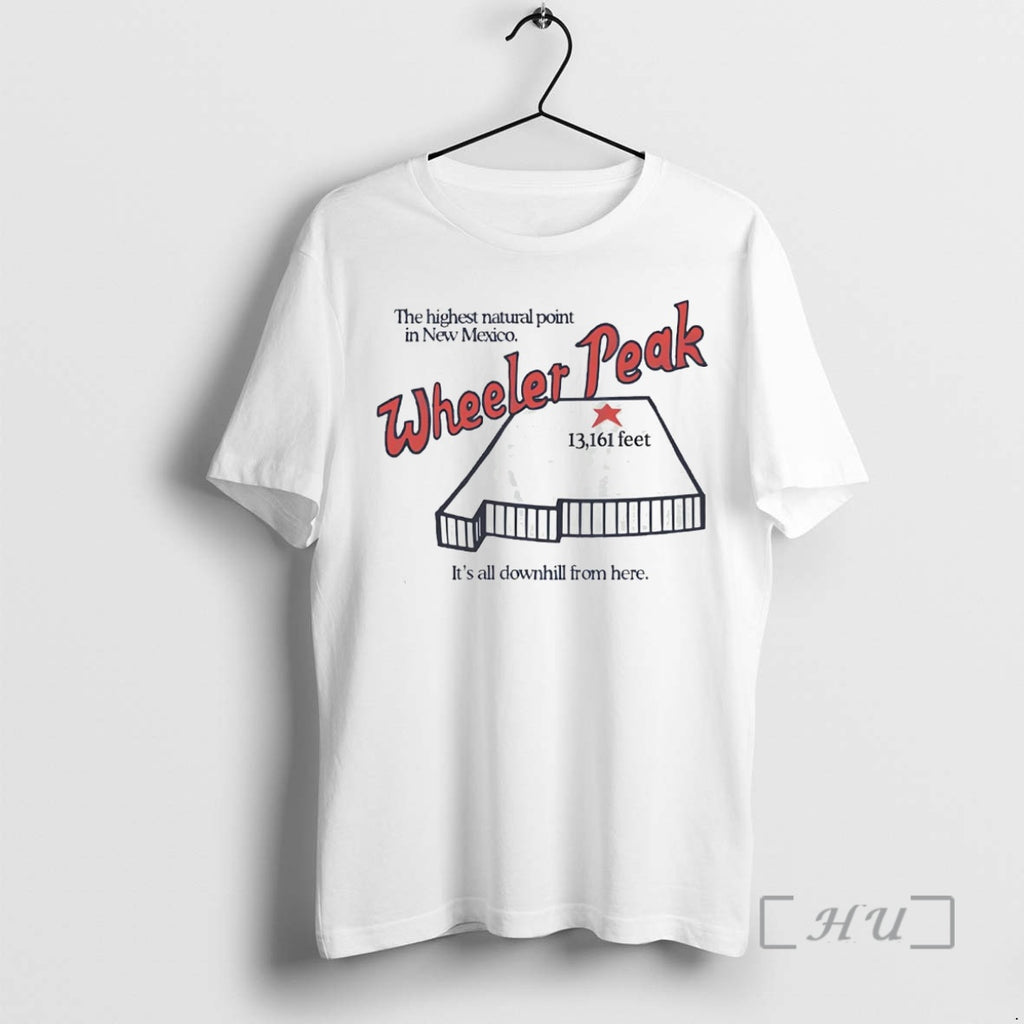 Officials Wheeler Peak The Highest Natural Point In New Mexico Shirt Hoodie Sweatshirt | PurePodTees.com