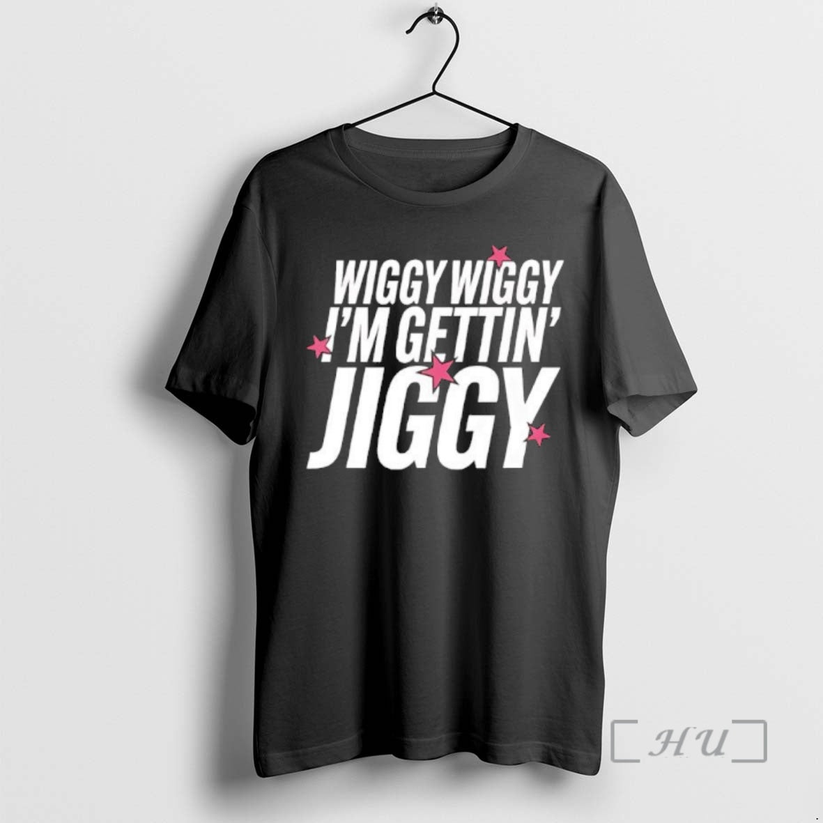 Officials Wiggy Wiggy Im Gettin Jiggy Black Shirt Hoodie Sweatshirt | PurePodTees.com