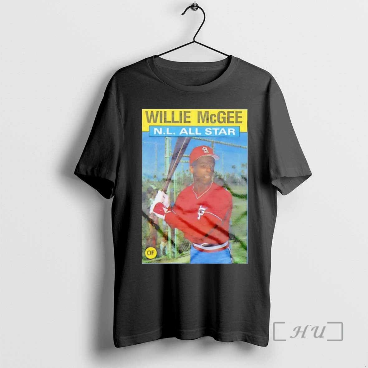 Officials Willie Mcgee Nl All Star Topps Baseball Shirt Hoodie Sweatshirt | PurePodTees.com