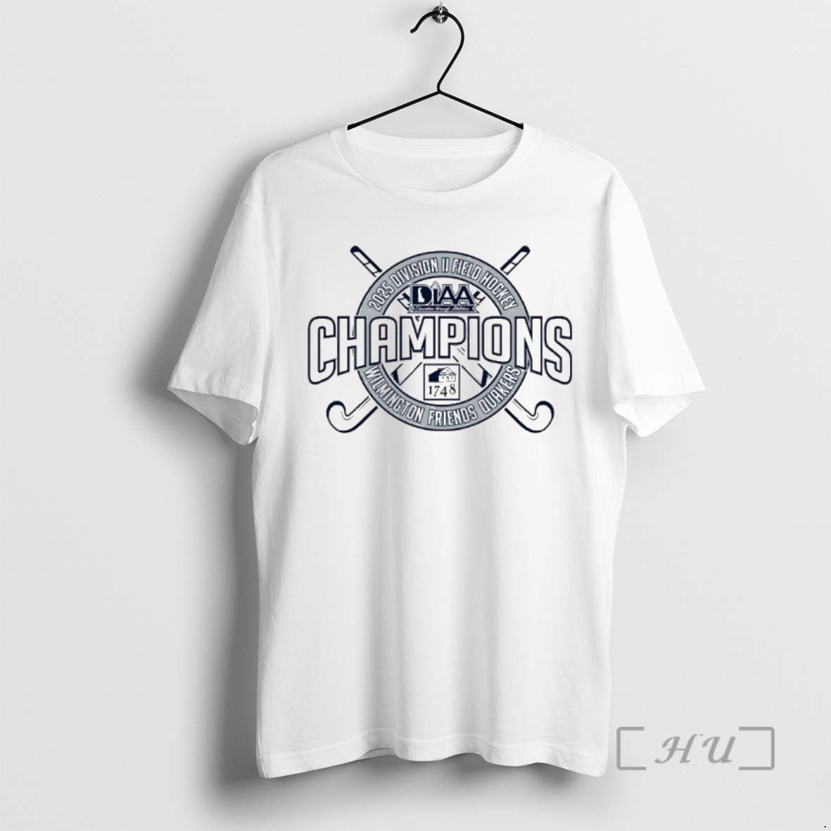 Officials Wilmington Friends Quakers 2025 Diaa Field Hockey Champions Shirt Hoodie Sweatshirt | PurePodTees.com