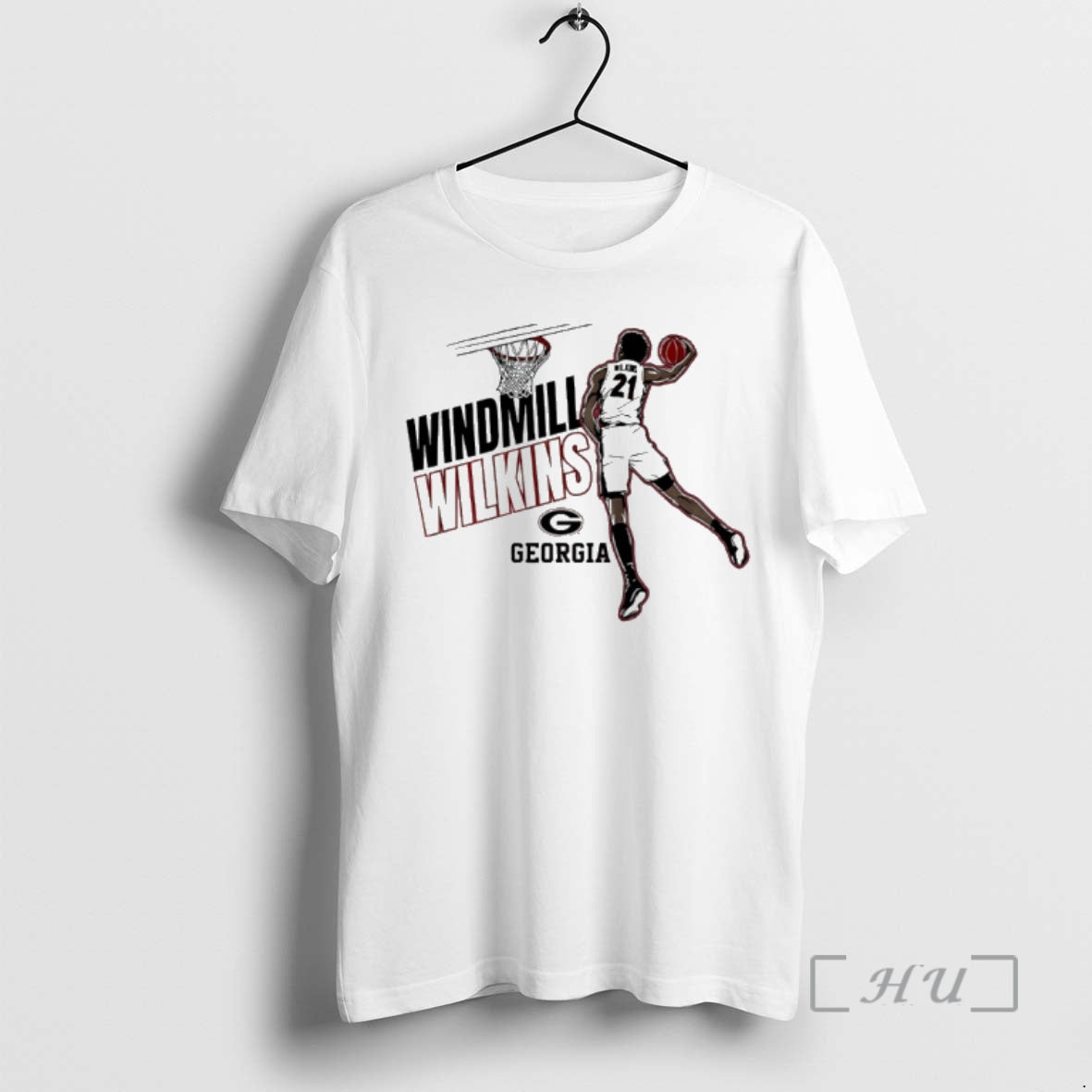 Officials Windmill Jake Wilkins Georgia Bulldogs Basketball Shirt Hoodie Sweatshirt | PurePodTees.com