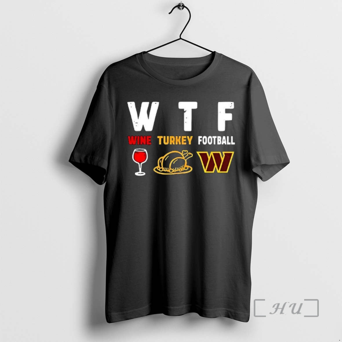 Officials Wine Turkey Washington Commanders Football Thanksgiving Shirt Hoodie Sweatshirt | PurePodTees.com