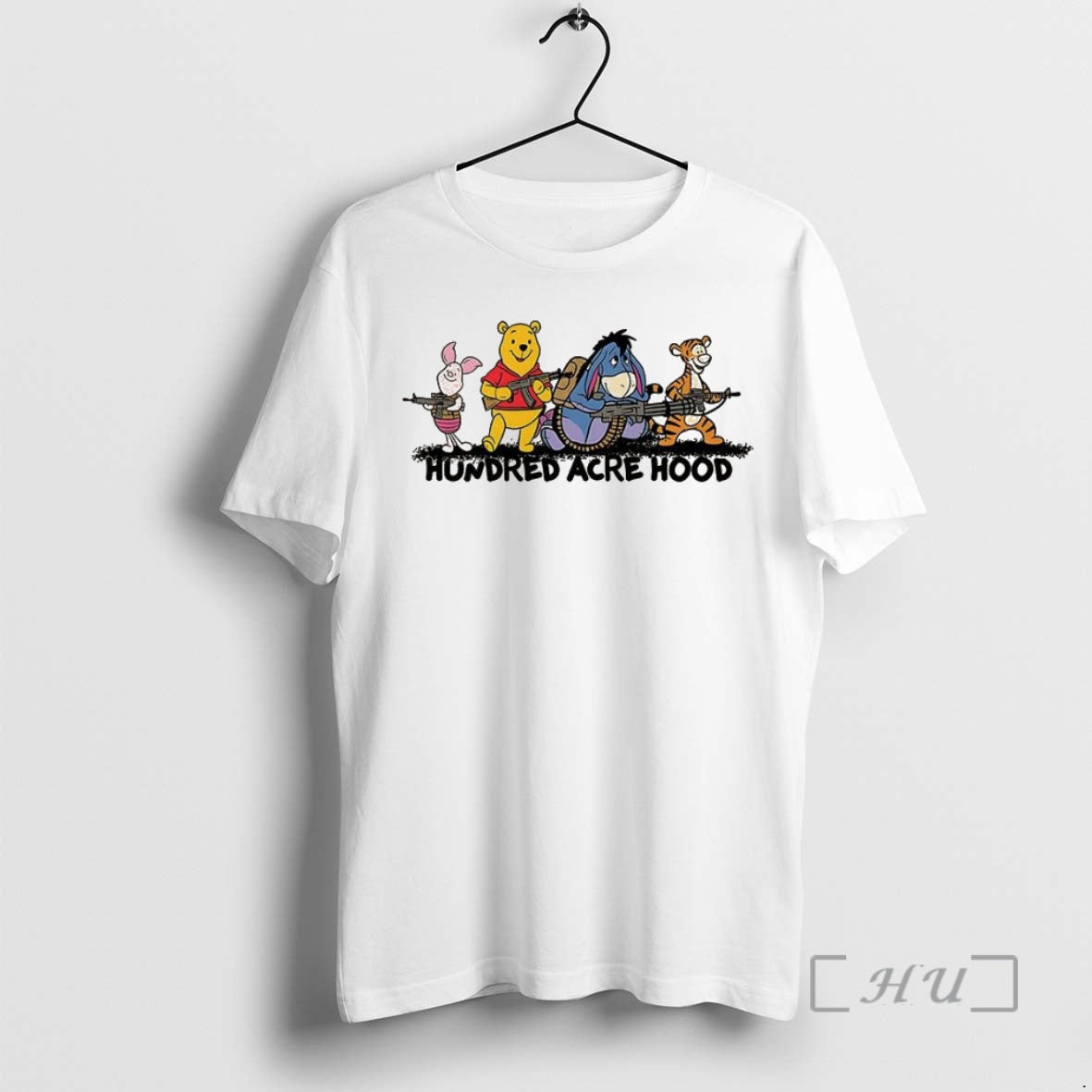 Officials Winnie The Pooh Characters Hundred Acre Hood Shirt Hoodie Sweatshirt | PurePodTees.com