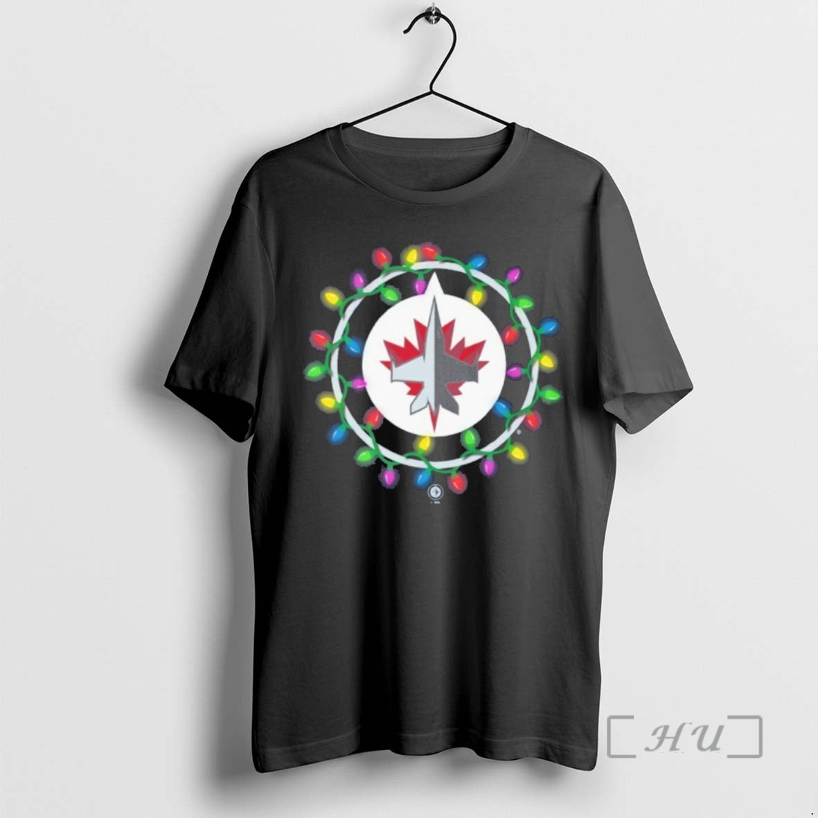 Officials Winnipeg Jets Logo Lights Christmas Shirt Hoodie Sweatshirt | PurePodTees.com