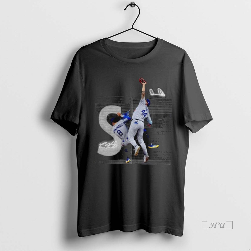 Officials World Series Game 7 Andy Pages Catch Signature Shirt Hoodie Sweatshirt | PurePodTees.com