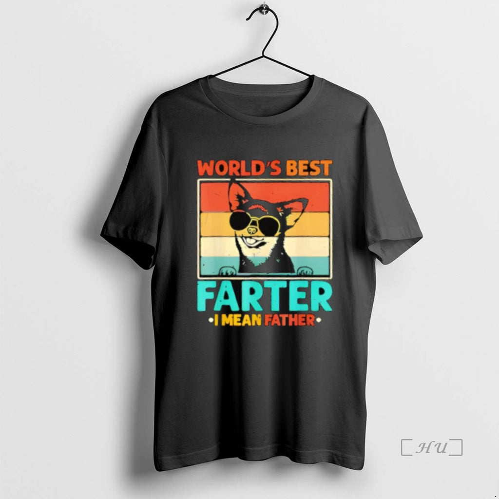 Officials Worlds Best Farter I Mean Father Best Dad Ever Cool Dog Shirt Hoodie Sweatshirt | PurePodTees.com