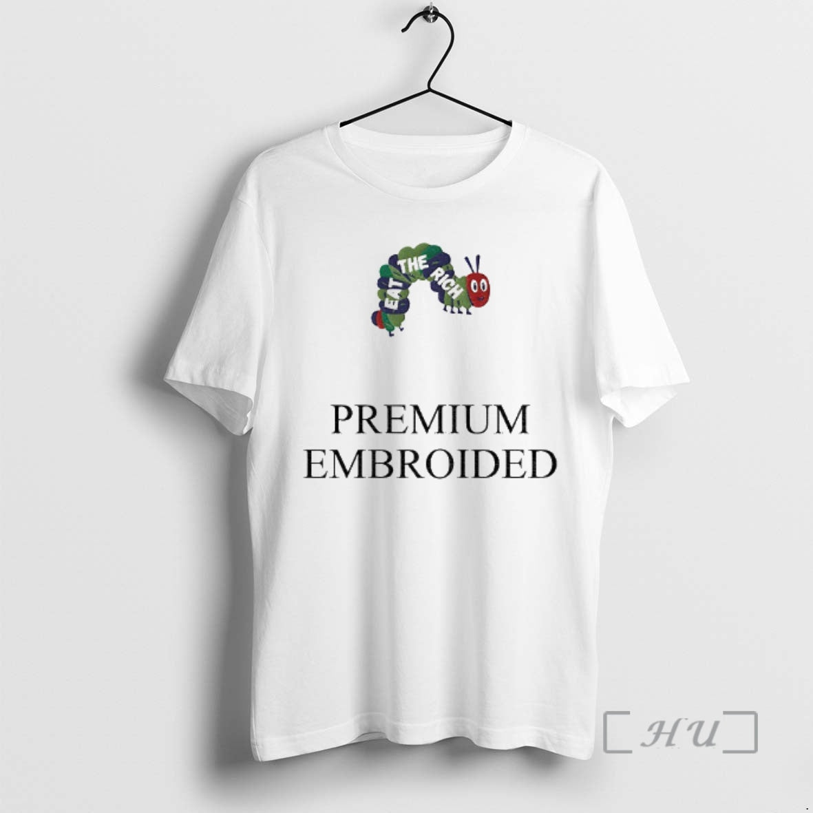 Officials Worm Eat The Rich Premium Embroidered Anti Capitalist Shirt Hoodie Sweatshirt | PurePodTees.com