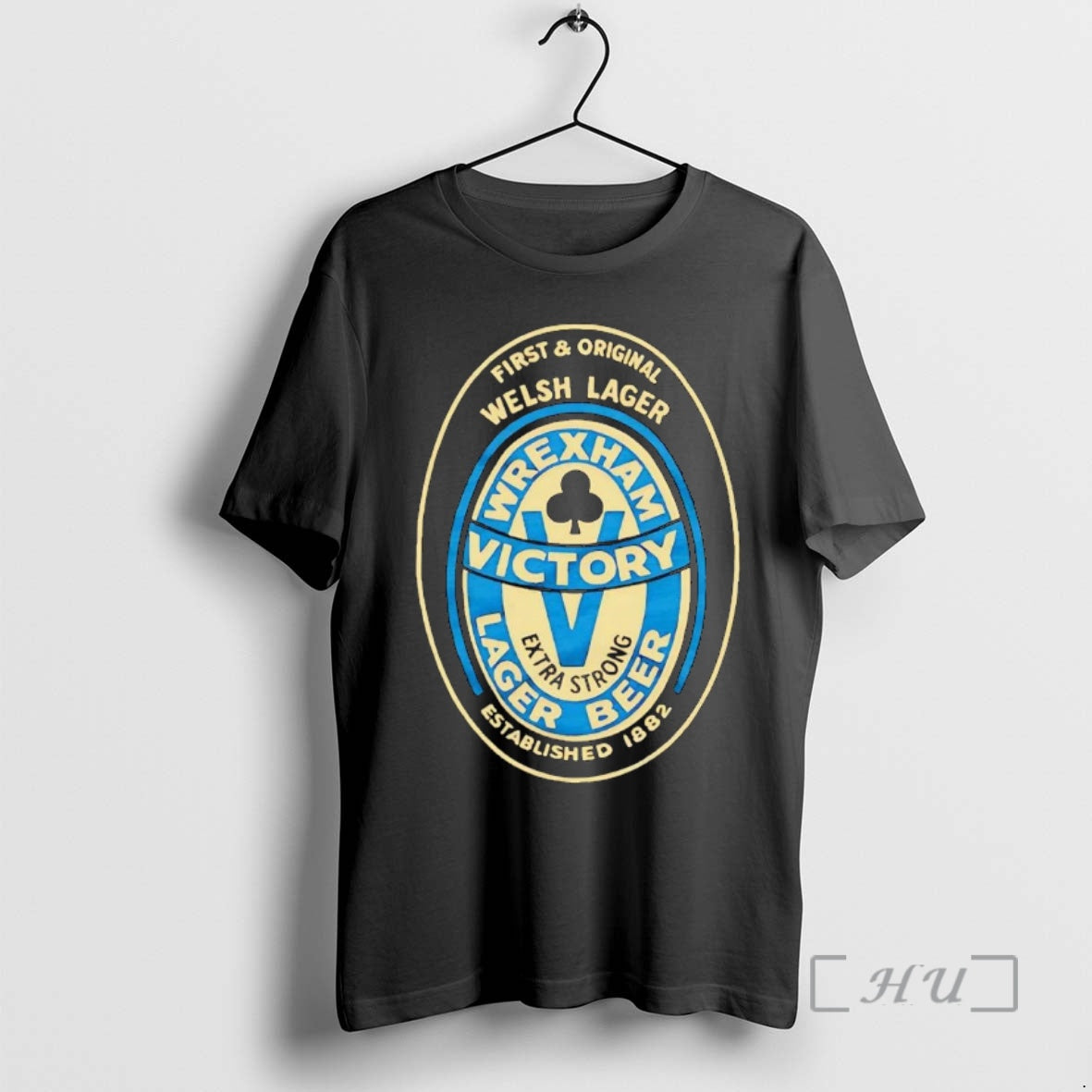 Officials Wrexham Lager Est 1882 Victory Extra Strong Shirt Hoodie Sweatshirt | PurePodTees.com