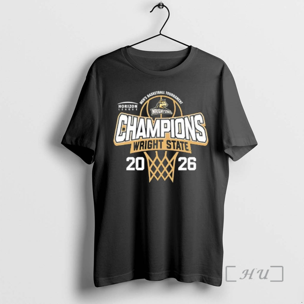 Officials Wright State Raiders Mens Basketball Tournament Champions 2026