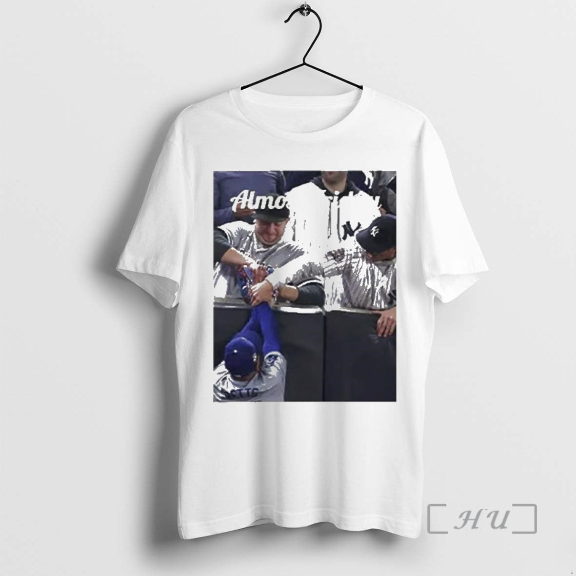 Officials Yankees Fans Grabbing Mookie Betts Glove Almost Friday Shirt Hoodie Sweatshirt | PurePodTees.com