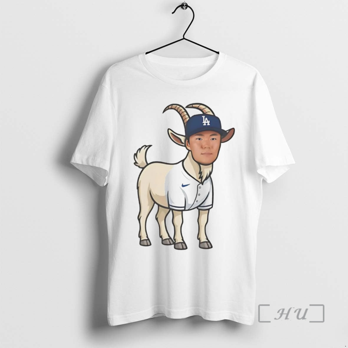 Officials Yoshinobu Yamamoto La Dodgers Goat Shirt Hoodie Sweatshirt | PurePodTees.com