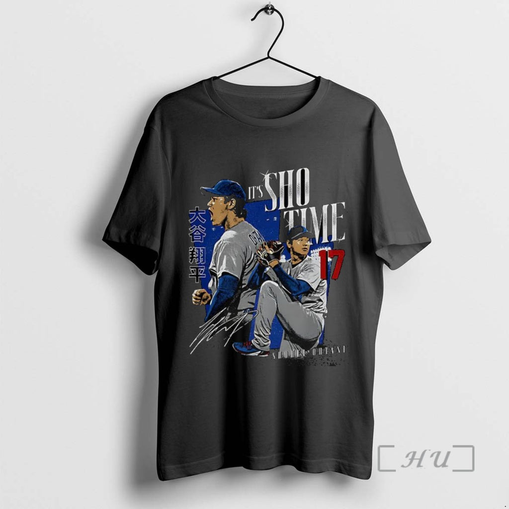 Officials Yoshinobu Yamamoto Los Angeles Dodgers Baseball Its Sho Time Signature T Shirt Sweater
