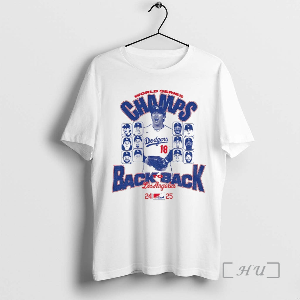 Officials Yoshinobu Yamamoto Mvp Back To Back World Champs Los Angeles Dodgers Mlb 24 25 Shirt Hoodie Sweatshirt