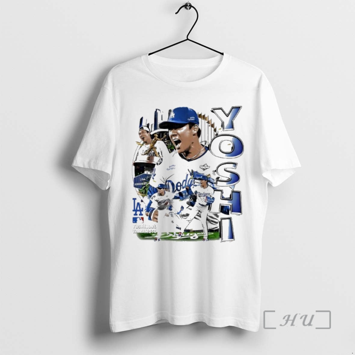 Officials Yoshinobu Yoshinobu Yamamoto La Dodgers Player Collage Vintage Shirt Hoodie Sweatshirt | PurePodTees.com