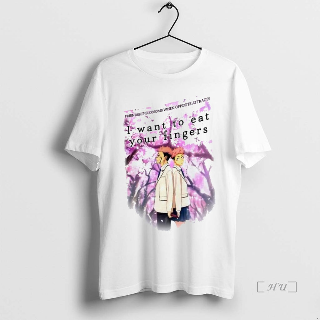Officials Yuji Itadori And Ryomen Sukuna Jujutsu Kaisen I Want To Eat Your Fingers Premium Shirt Hoodie Sweatshirt