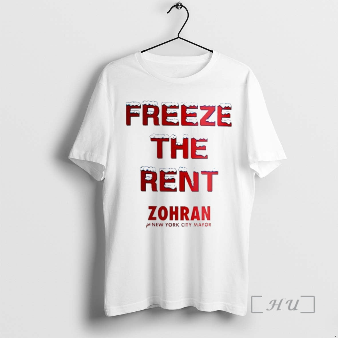 Officials Zohran Mamdani Freeze The Rent Zohran For New York City Mayor Premium T Shirts Hoodie Sweatshirt | PurePodTees.com