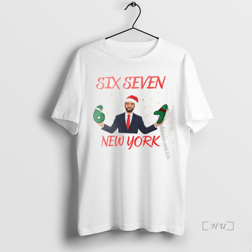 Officials Zohran Mamdani Six Seven New York Christmas Shirt Hoodie Sweatshirt | PurePodTees.com