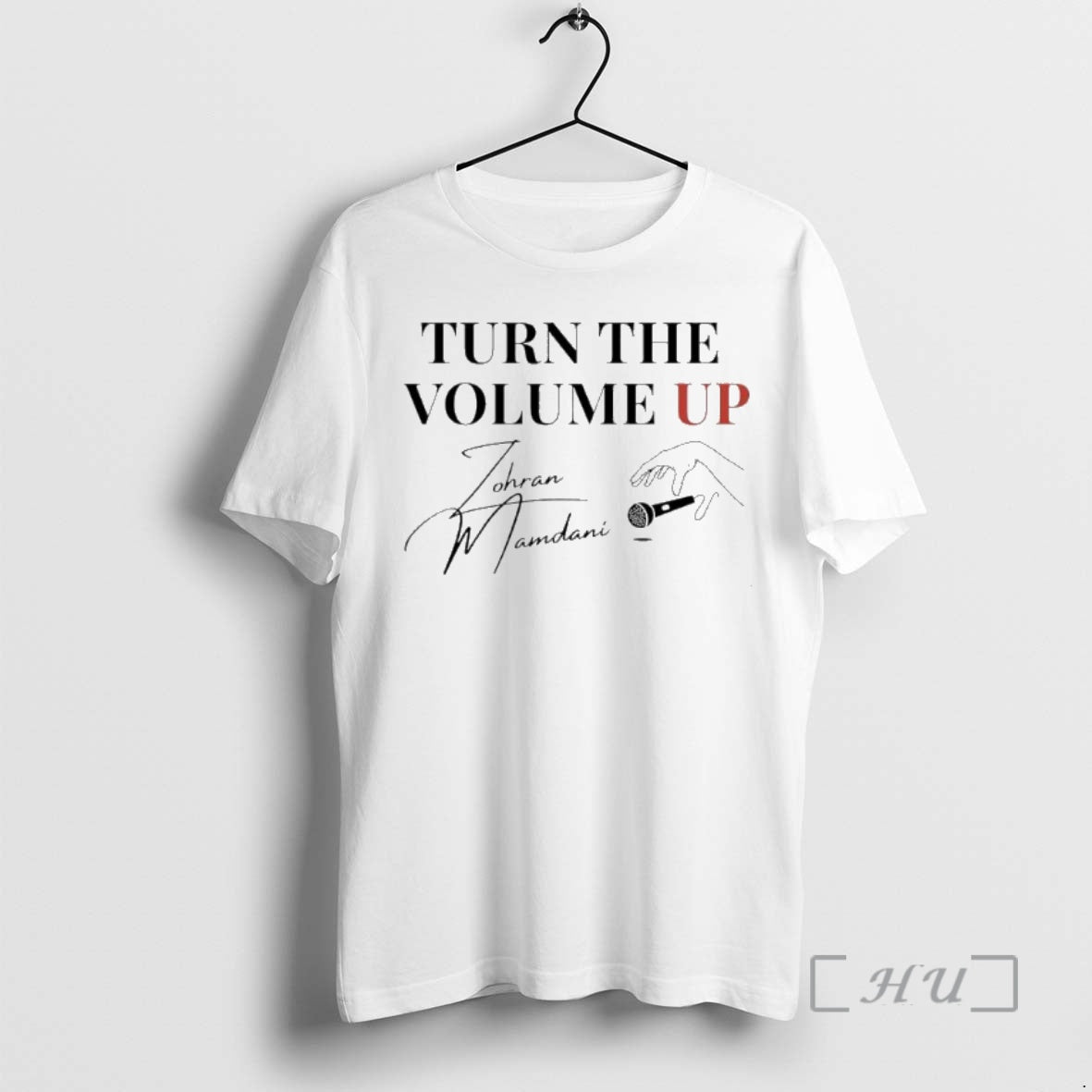 Officials Zohran Mamdani Turn The Volume Up Signature Shirt Hoodie Sweatshirt | PurePodTees.com