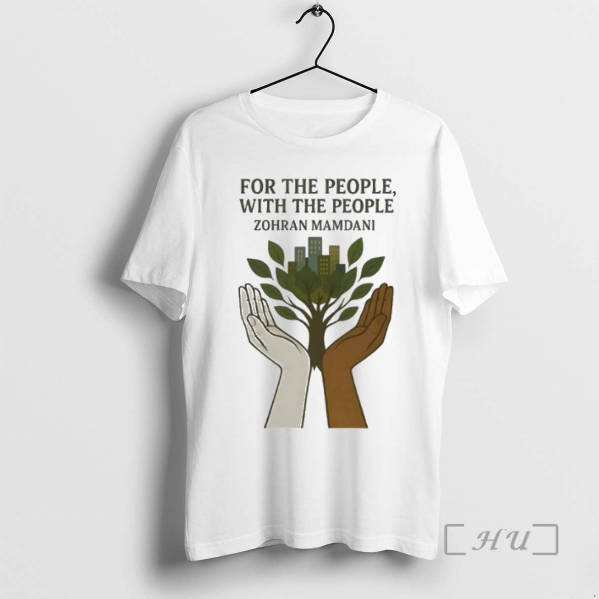 Officials Zohran Mamdani For The People With The People Shirt Hoodie Sweatshirt | PurePodTees.com