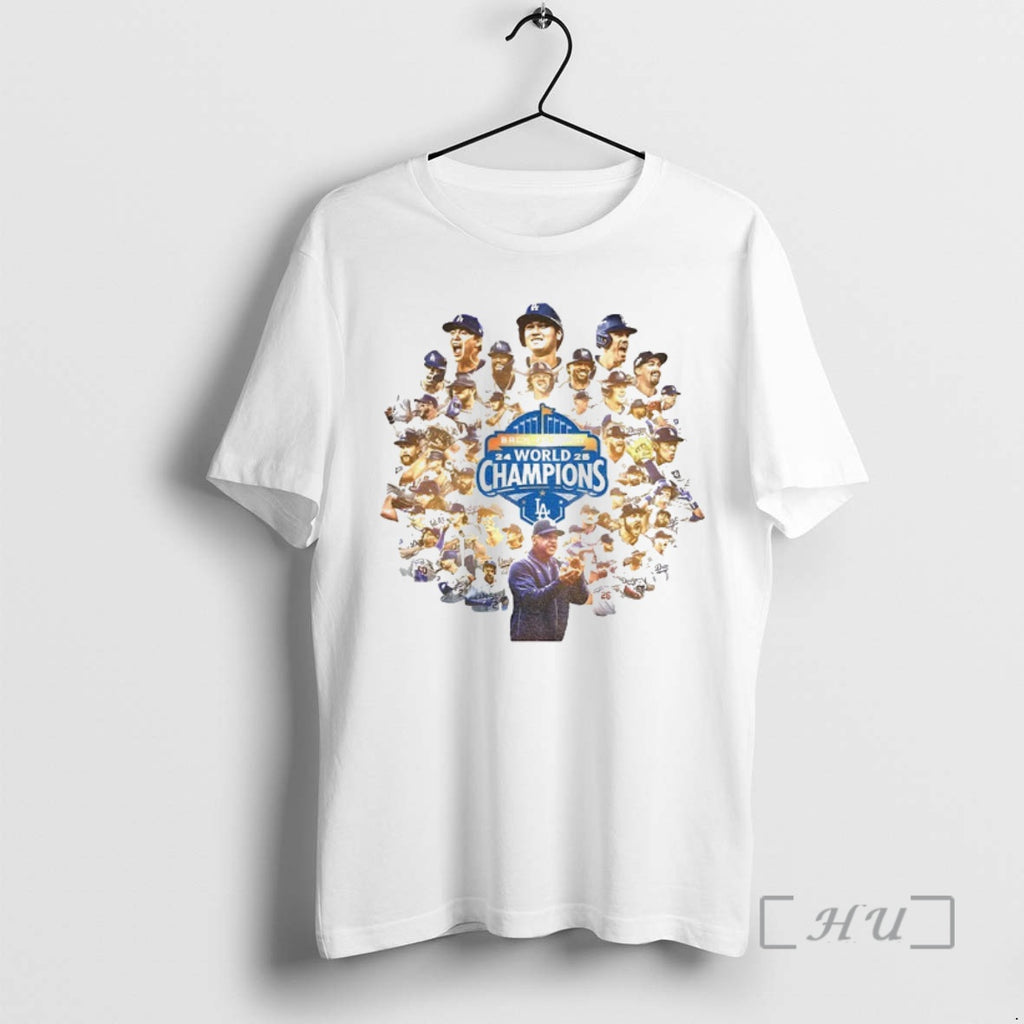 Officials Gu0sxyse Vintage 90s Style La Dodgers Baseball All Team 2025 World Champions Premium Shirt Hoodie Sweatshirt
