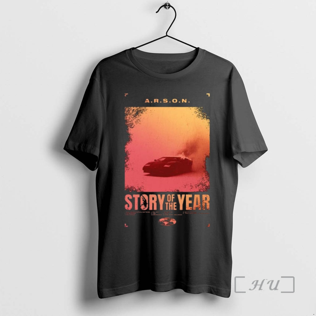 Officials Story Of The Year Arson Album Black Shirt Hoodie Sweatshirt | PurePodTees.com