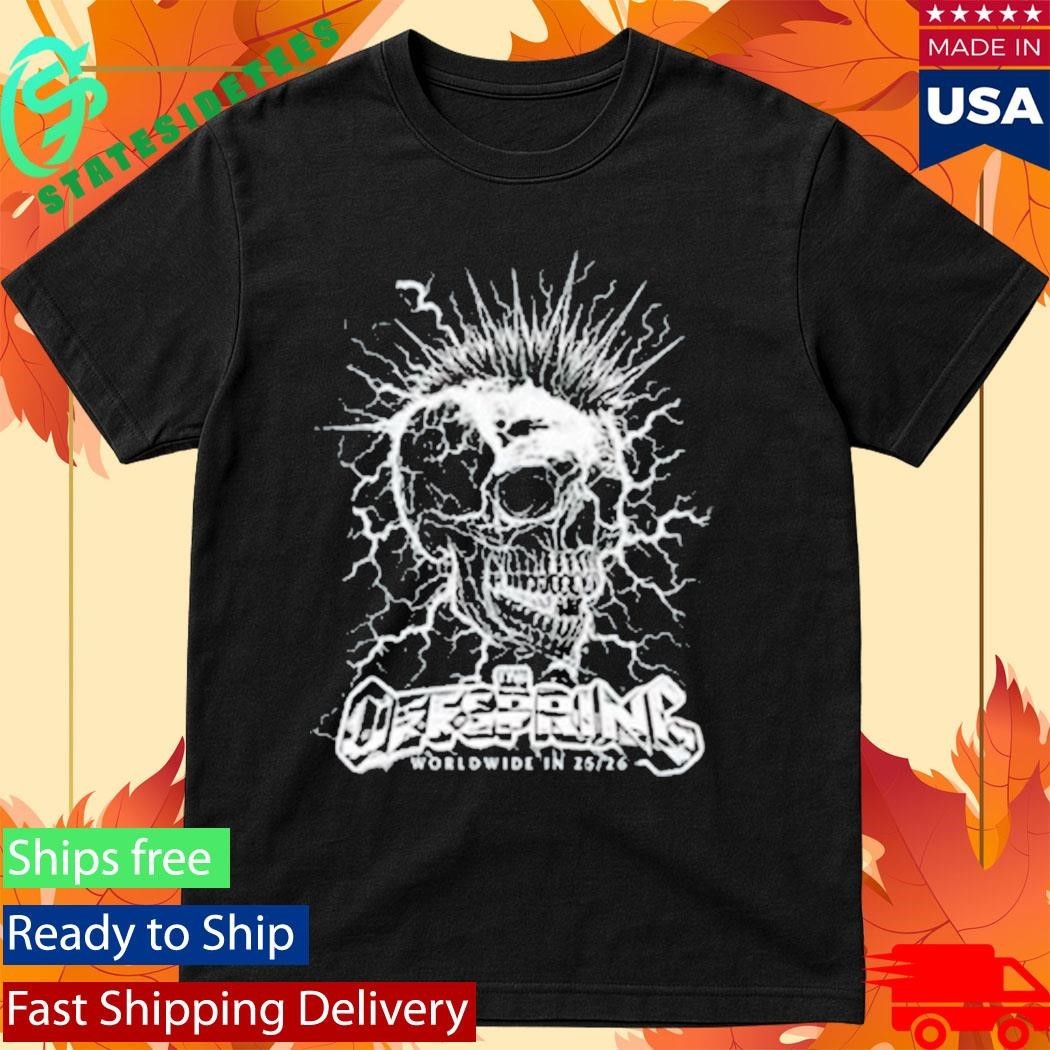 Offspring Mohawk Skull 2026 Tour Shirt