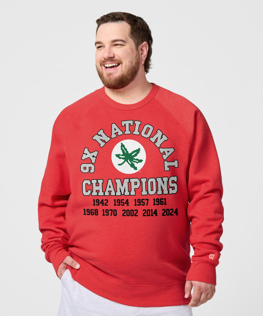 Ohio State 9x National Champions Crewneck