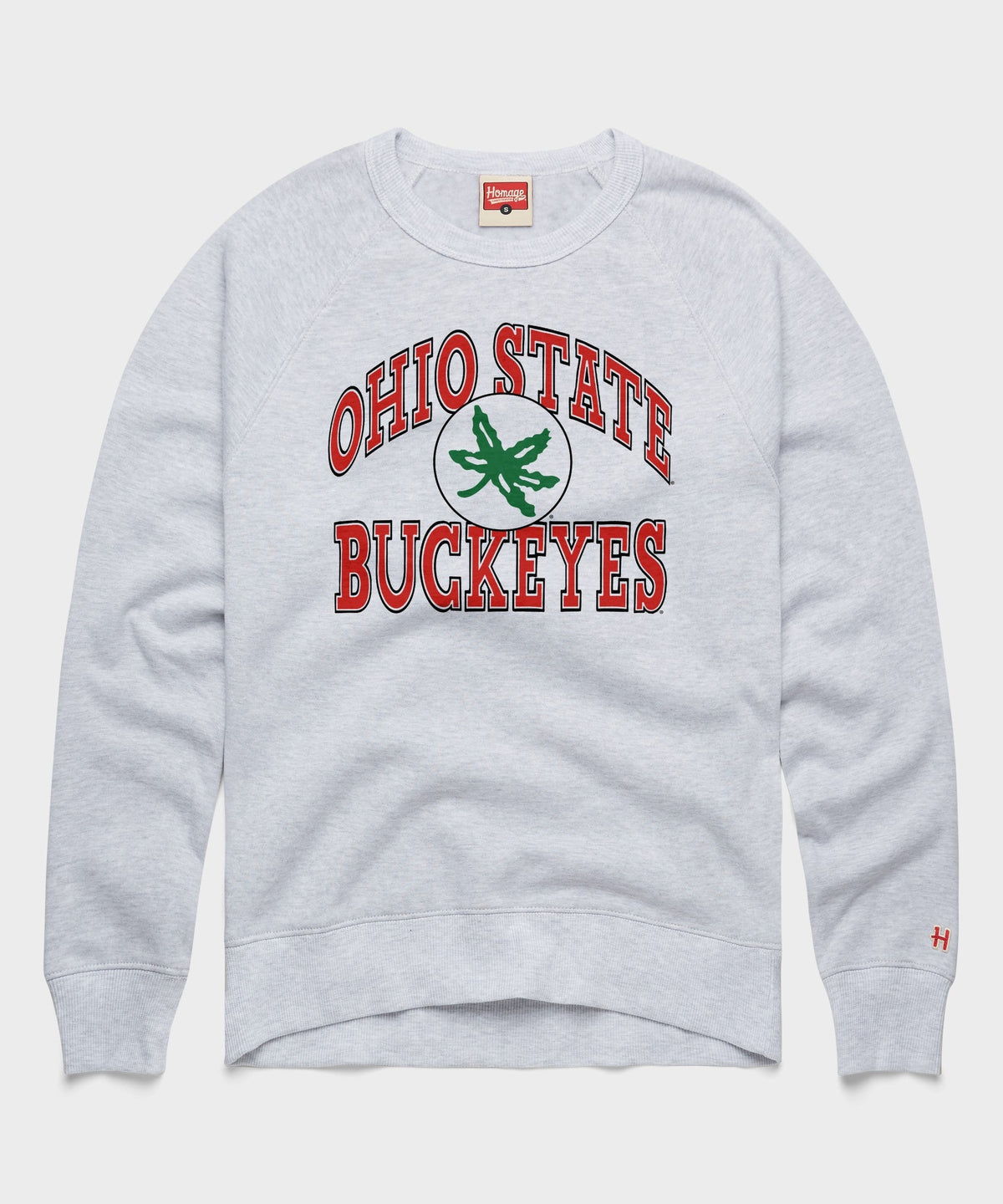 Ohio State Buckeye Leaf Arch Crewneck