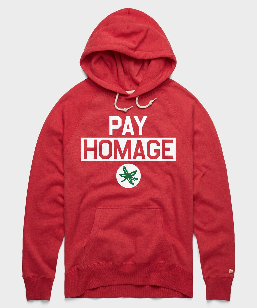 Ohio State Buckeye Leaf Pay Homage Hoodie