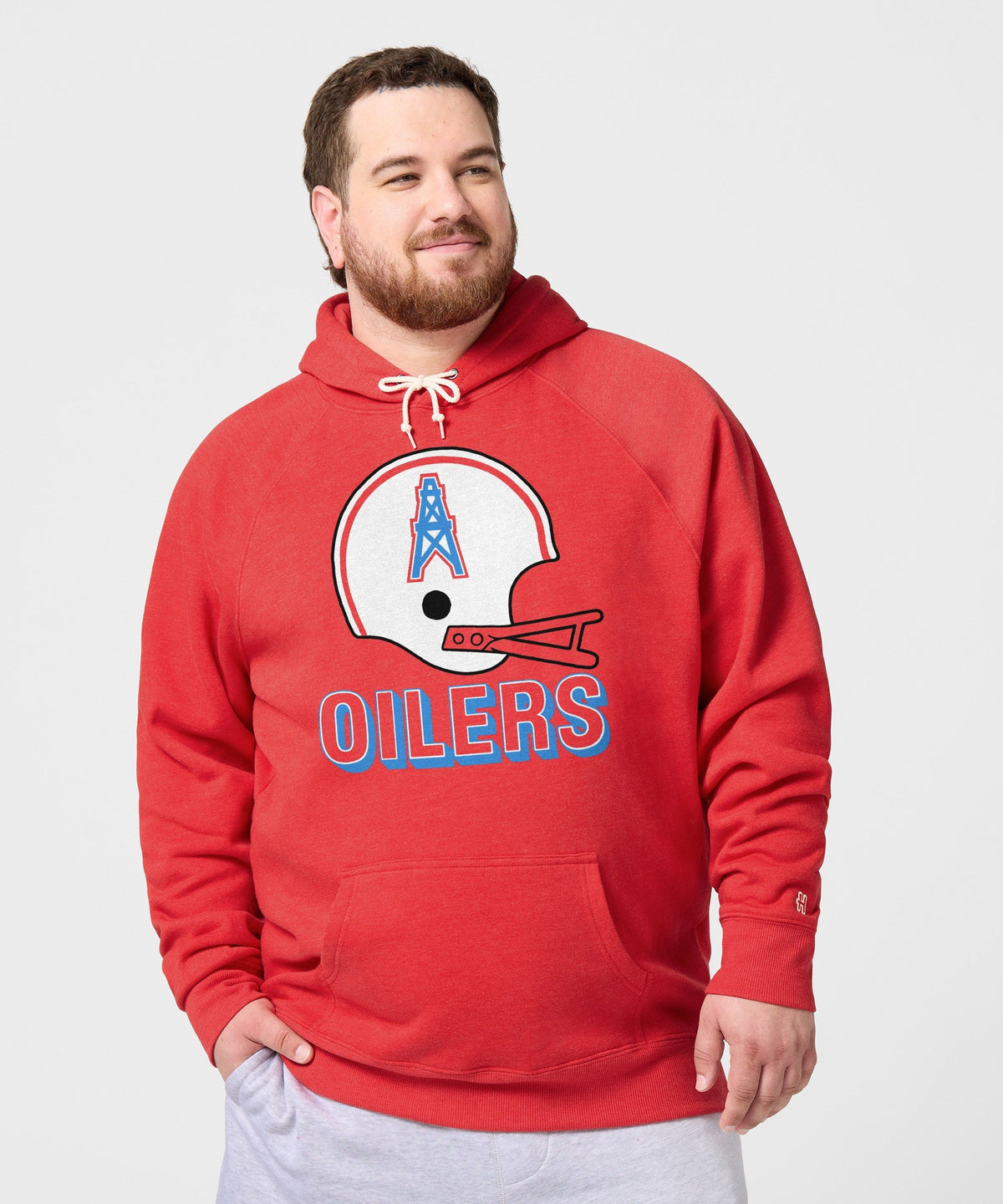 Oilers Football Big Helmet Hoodie