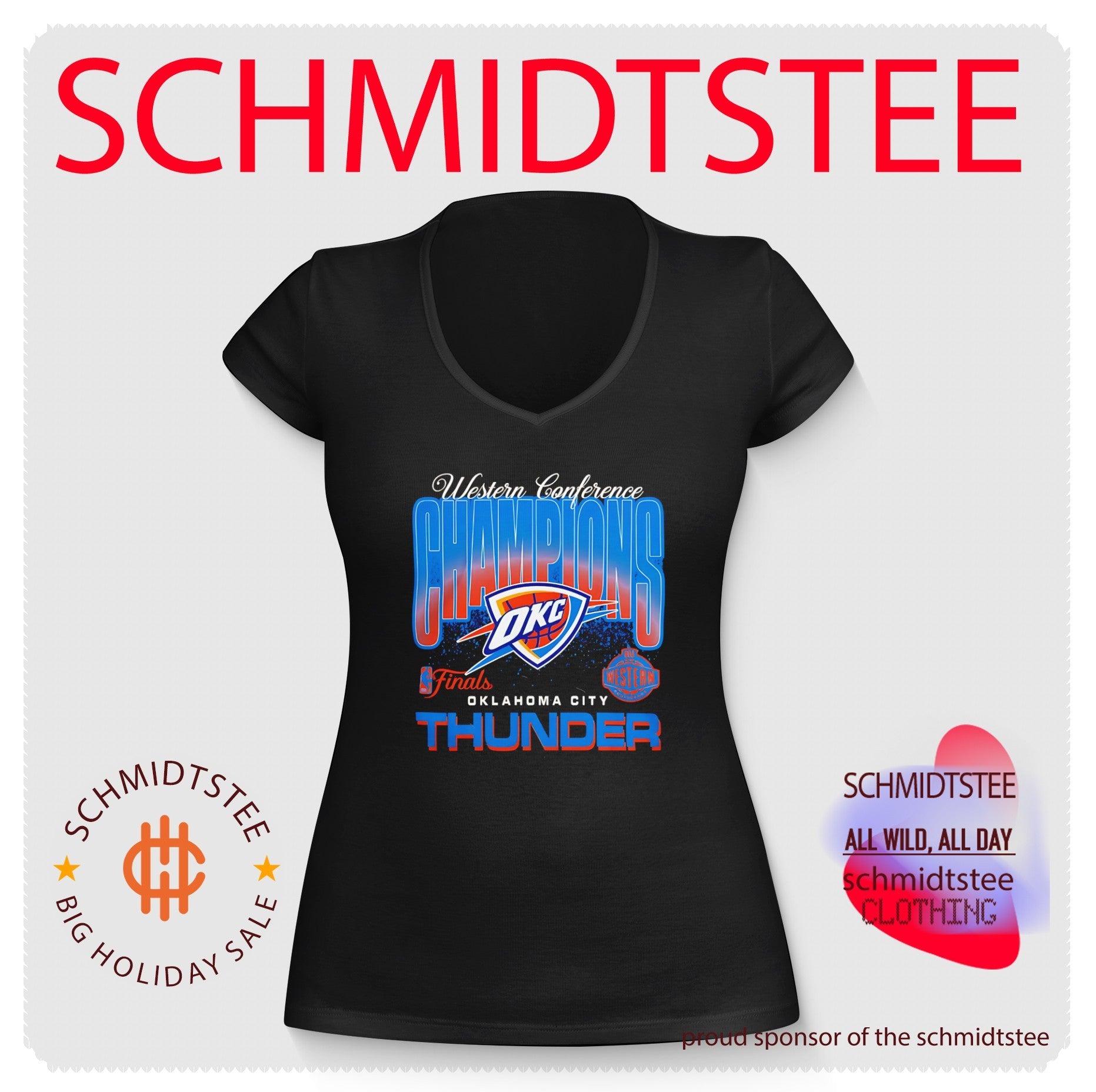 Okc Thunder 2026 NBA Western Conference Champions Heritage shirt