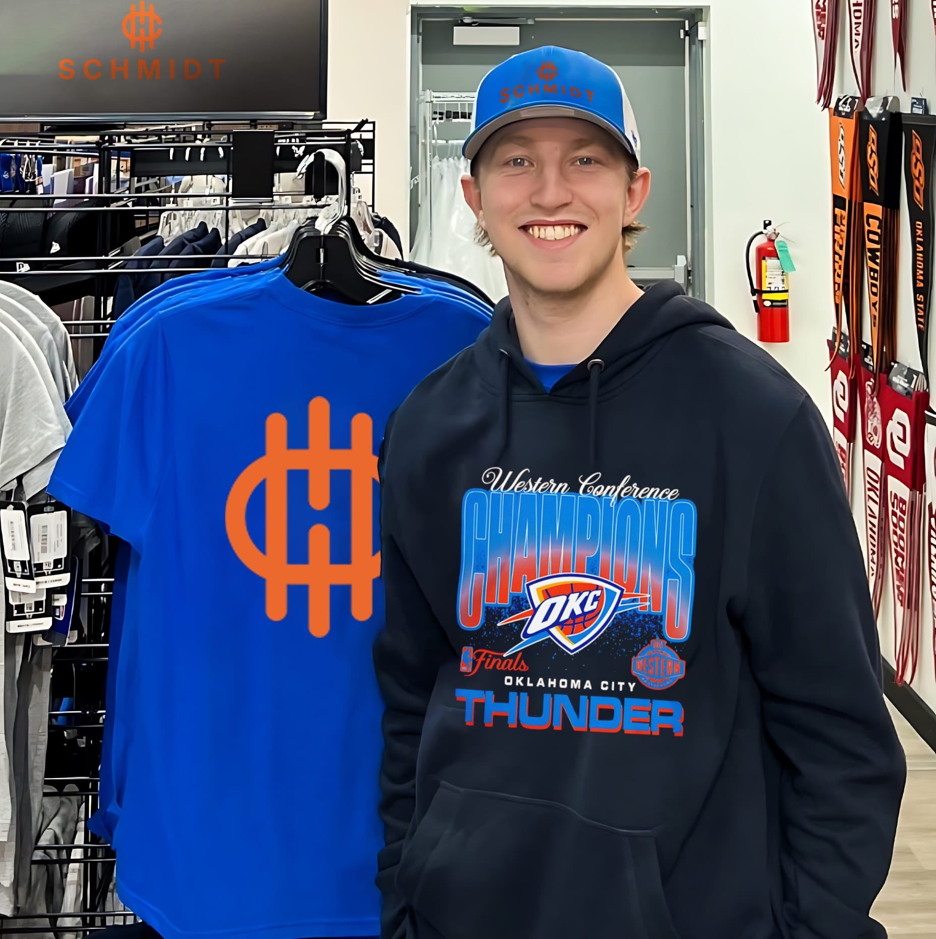 Okc Thunder 2026 NBA Western Conference Champions Heritage shirt
