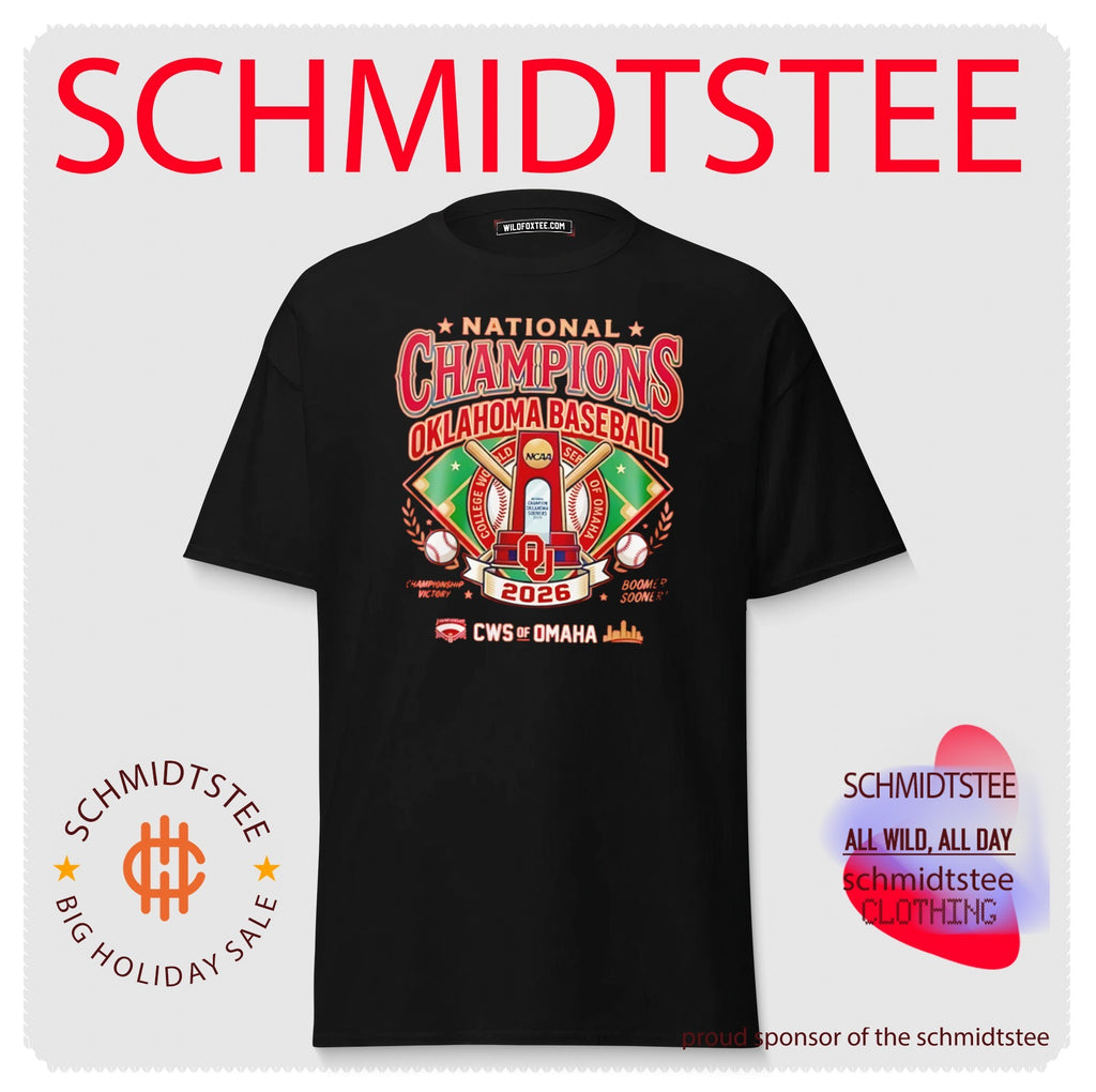 Oklahoma Baseball 2026 NCAA Men’s College World Series Champions CWS of Omaha shirt