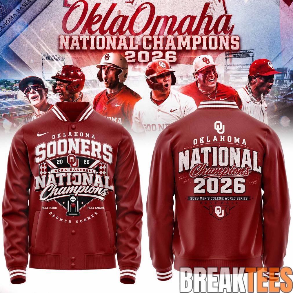 Oklahoma Sooners 2026 National Champions Bomber Jacket