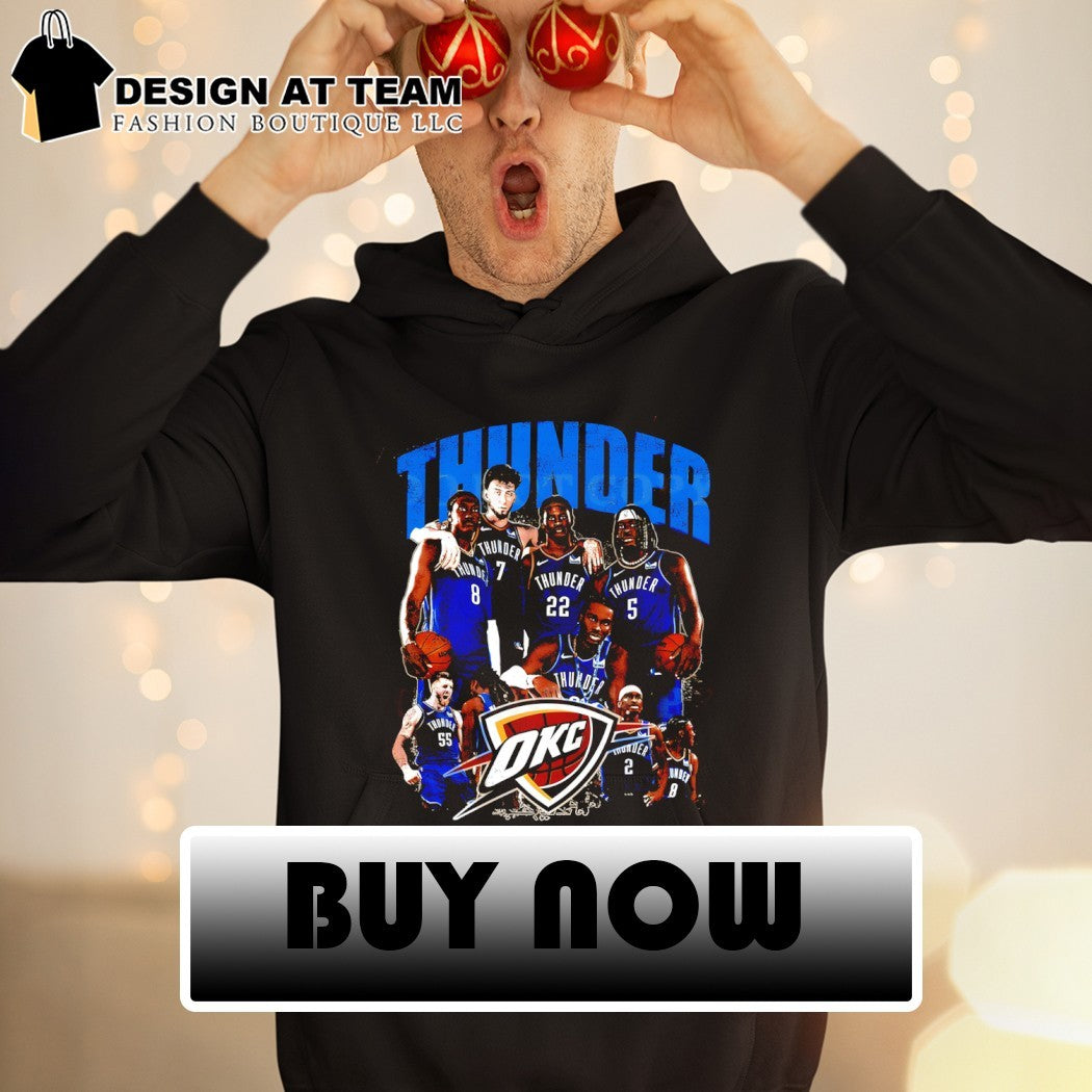 Oklahoma City Thunder All Team Basketball graphic vintage shirt