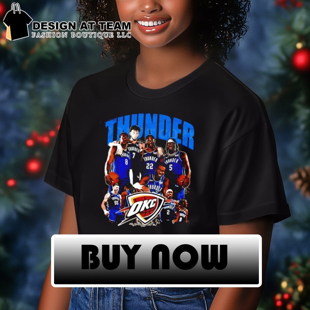 Oklahoma City Thunder All Team Basketball graphic vintage shirt