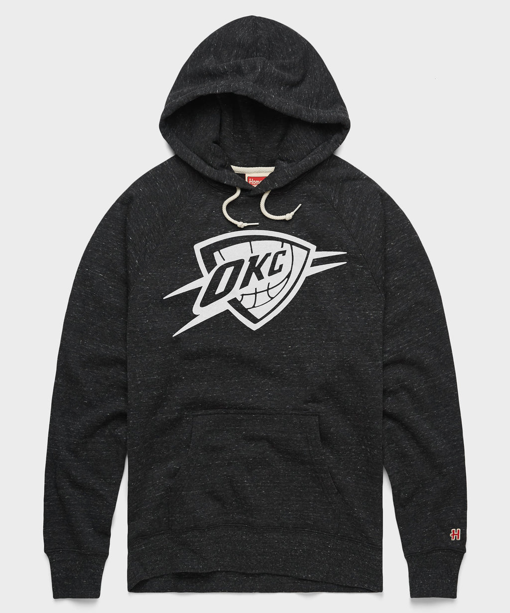 Oklahoma City Thunder Blacktop Logo Hoodie