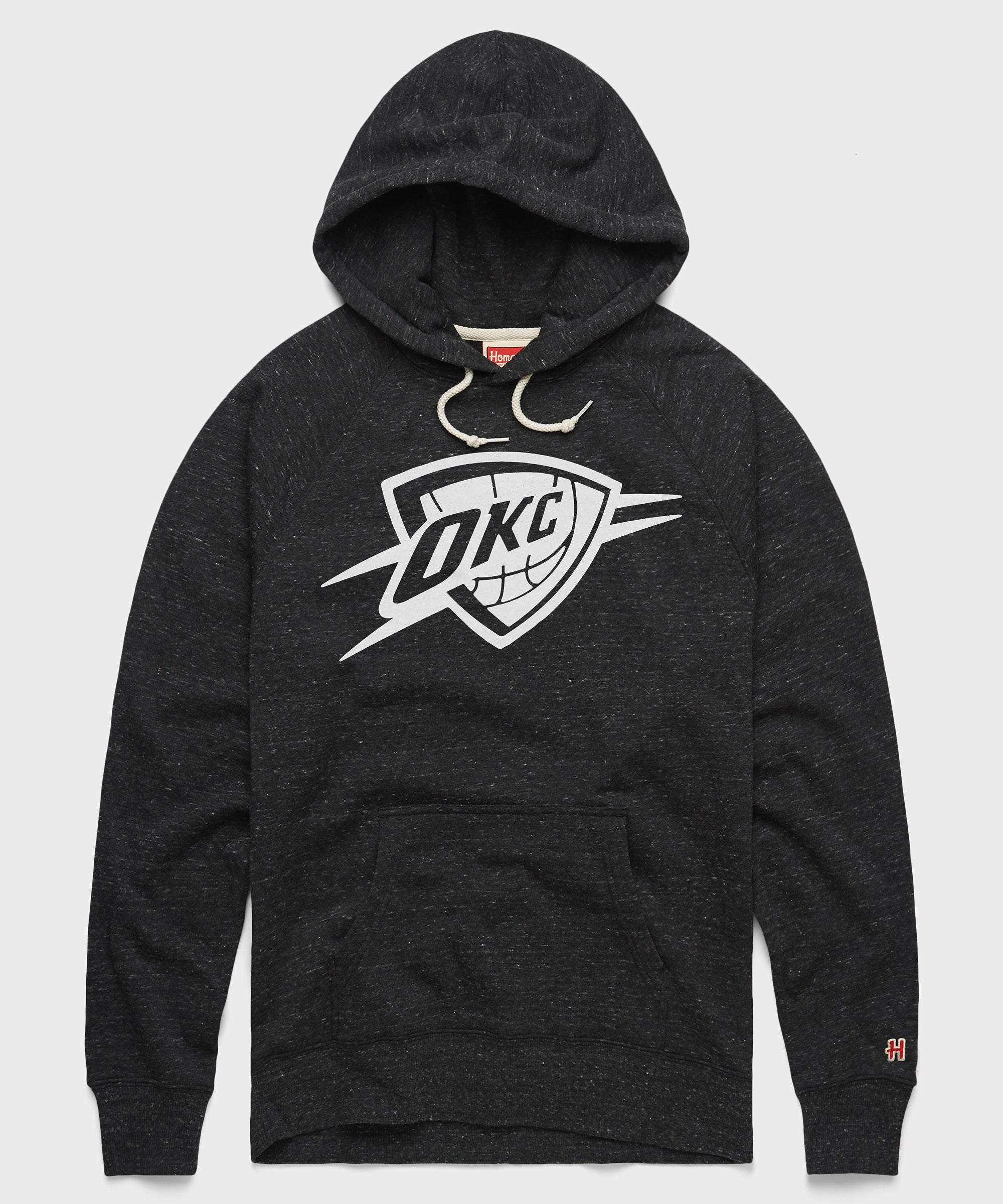 Oklahoma City Thunder Blacktop Logo Hoodie