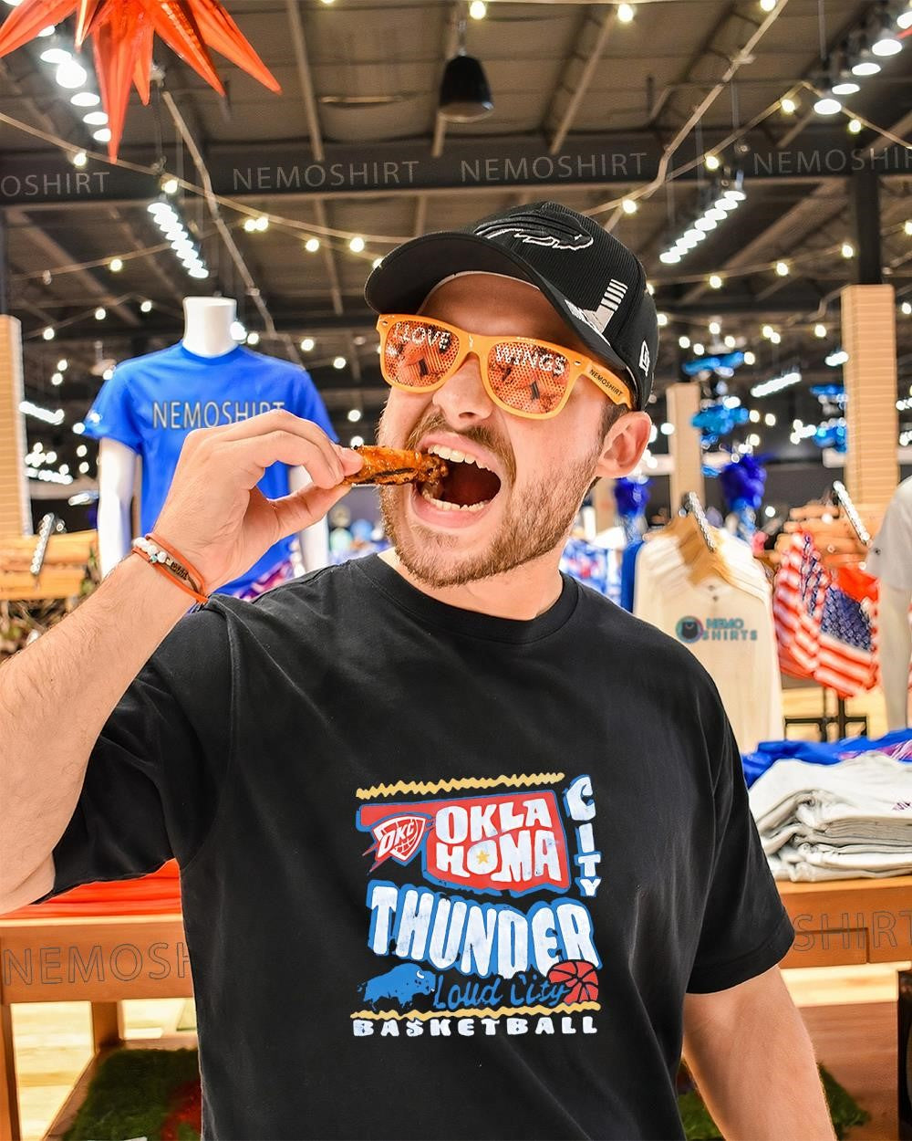 Oklahoma City Thunder Loud City basketball logo shirt