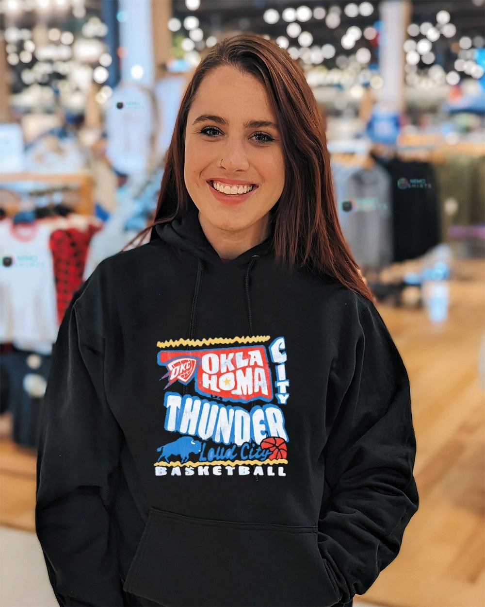 Oklahoma City Thunder Lound city basketball shirt