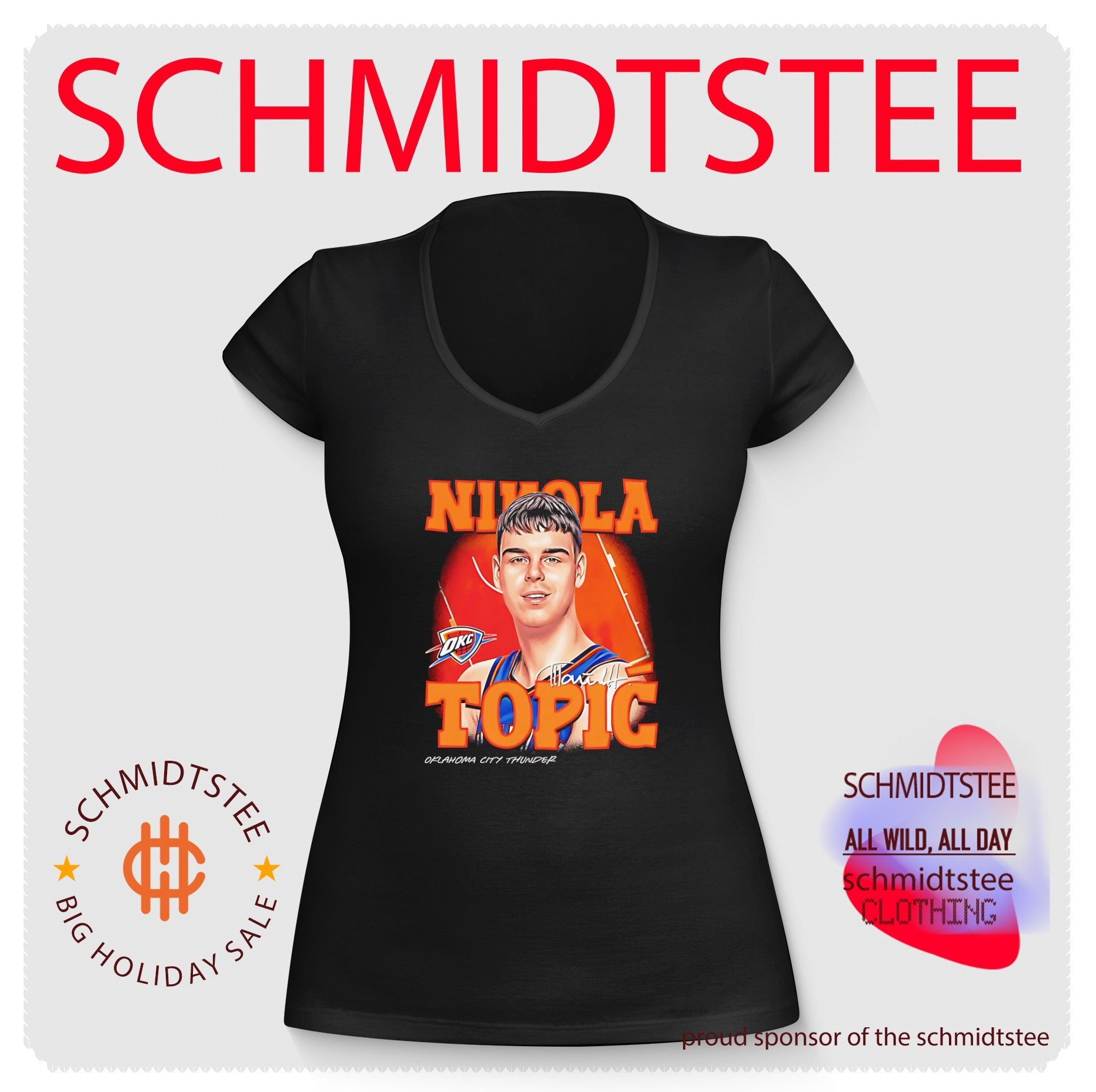 Oklahoma City Thunder Nikola Topic signature shirt