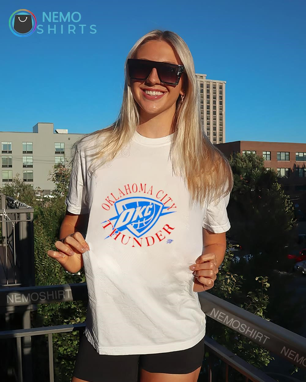 Oklahoma City Thunder OKC logo shirt