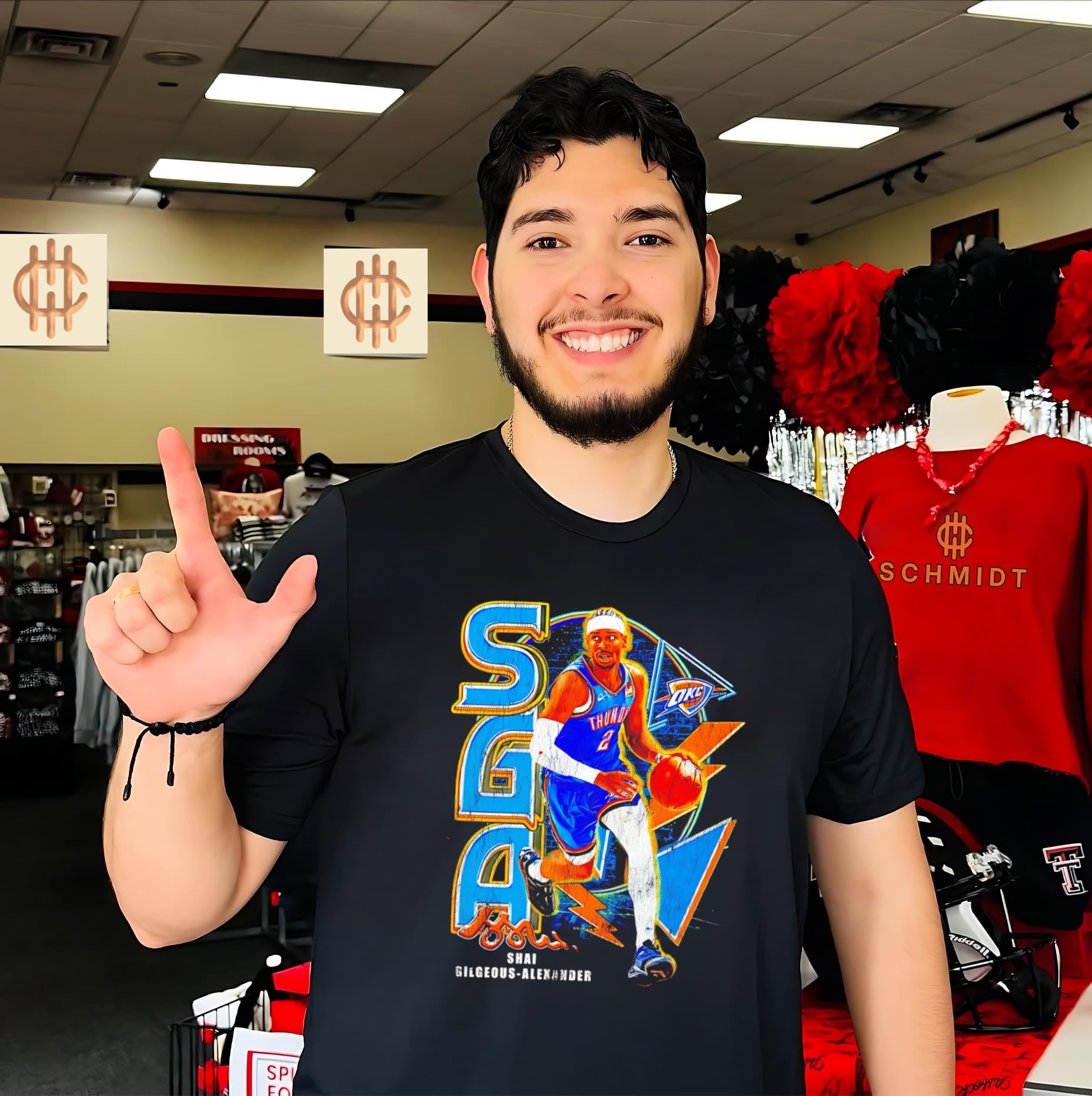Oklahoma City Thunder SGA Shai Gilgeous Alexander illustration shirt