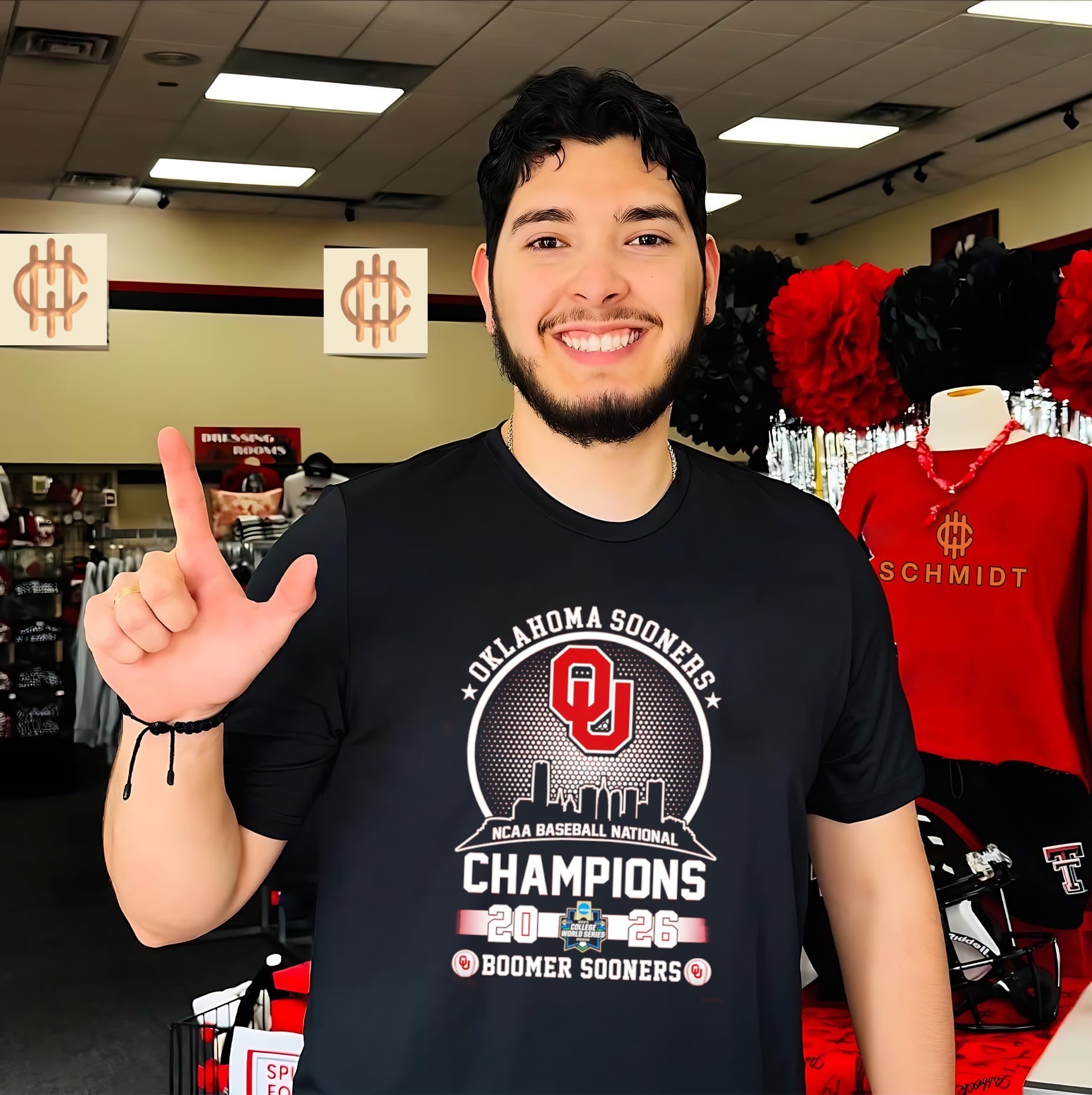 Oklahoma Sonners 2026 NCAA Baseball National Champions Boomer Sooners skyline shirt