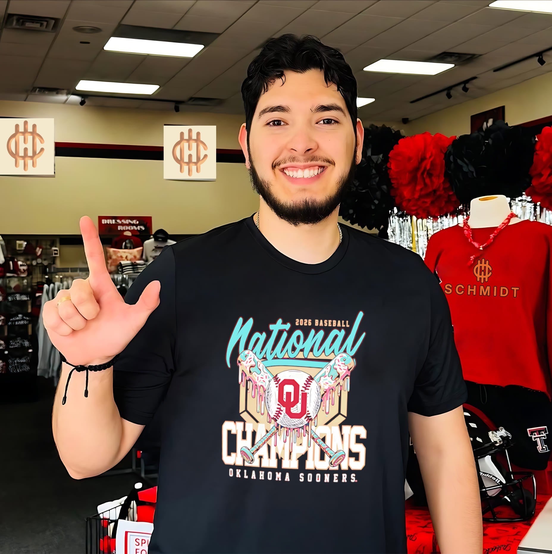 Oklahoma Sooners 2026 NCAA Baseball Men’s College World Series Champions Bats shirt