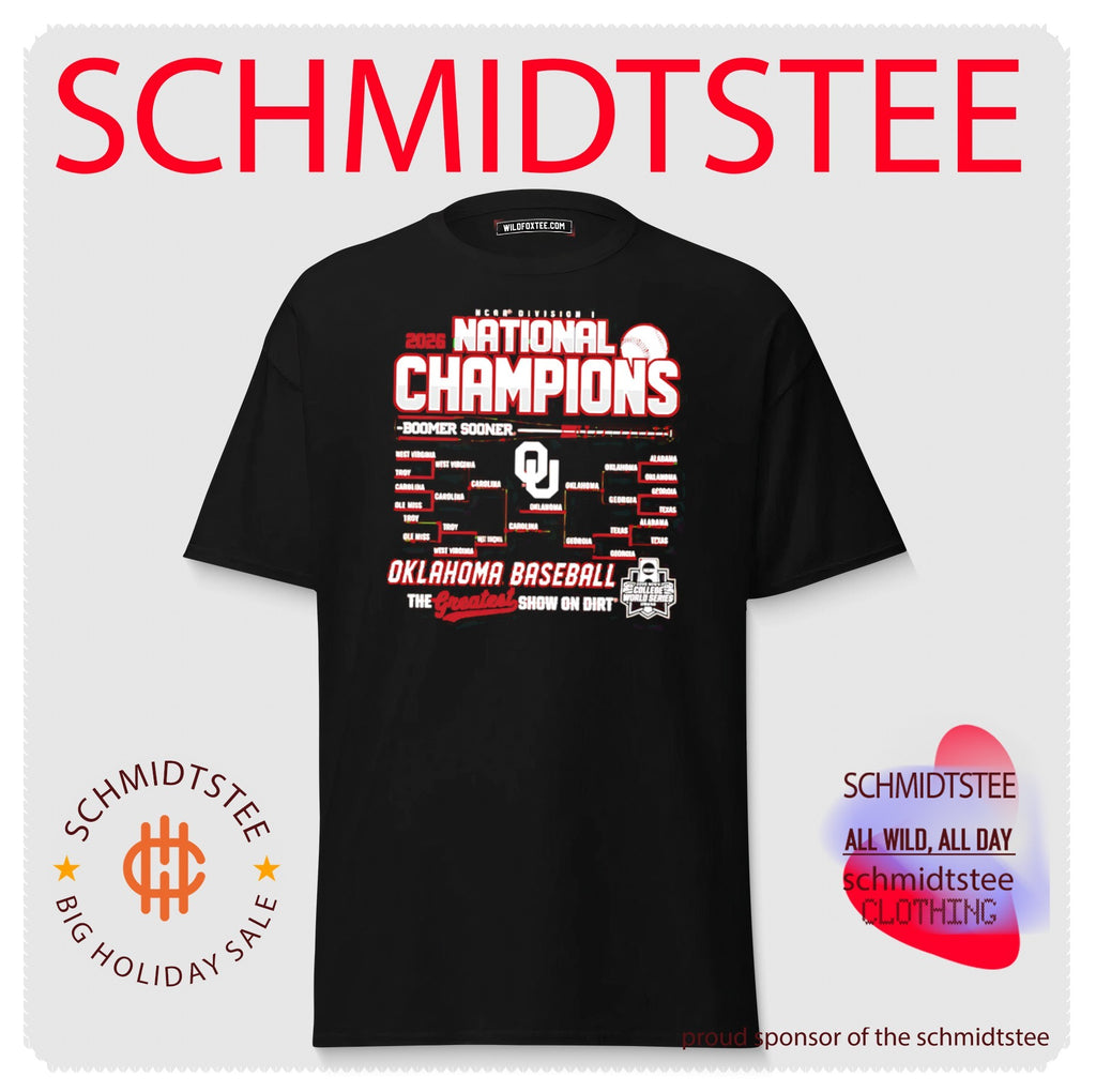 Oklahoma Sooners 2026 NCAA Baseball Men’s College World Series Champions Bracket shirt