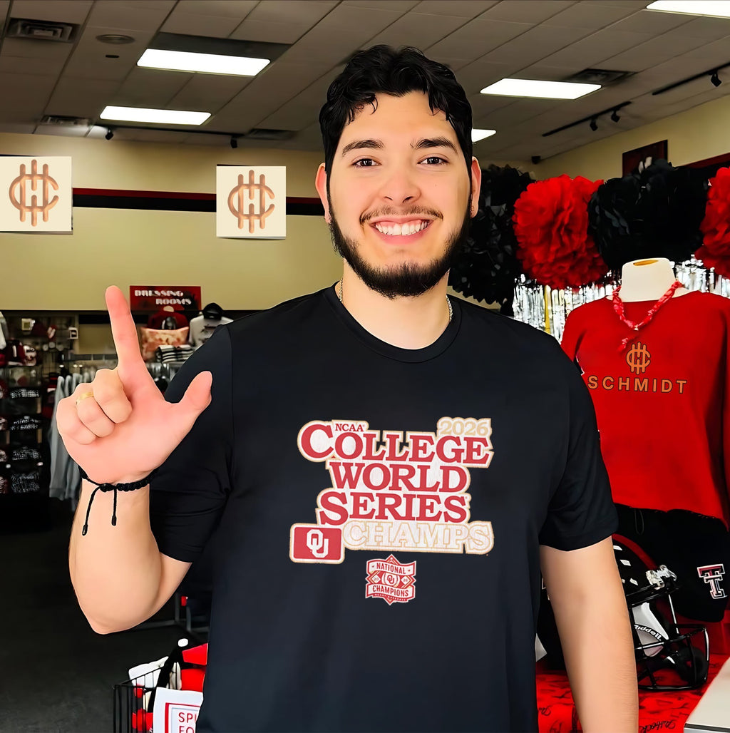 Oklahoma Sooners 2026 NCAA College World Series Champions shirt