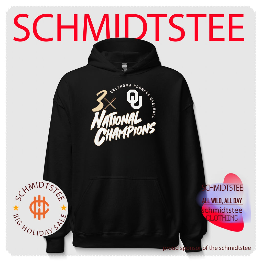 Oklahoma Sooners Baseball 3x National Champions shirt